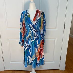 Silk Gianna Print Dress from KOBI HALPERIN